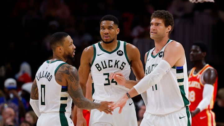 Giannis Antetokounmpo, Damian Lillard, Brook Lopez