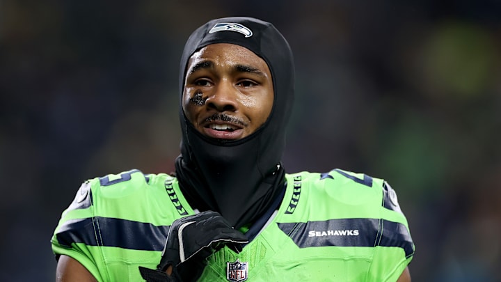 Kenny McIntosh of the Seattle Seahawks