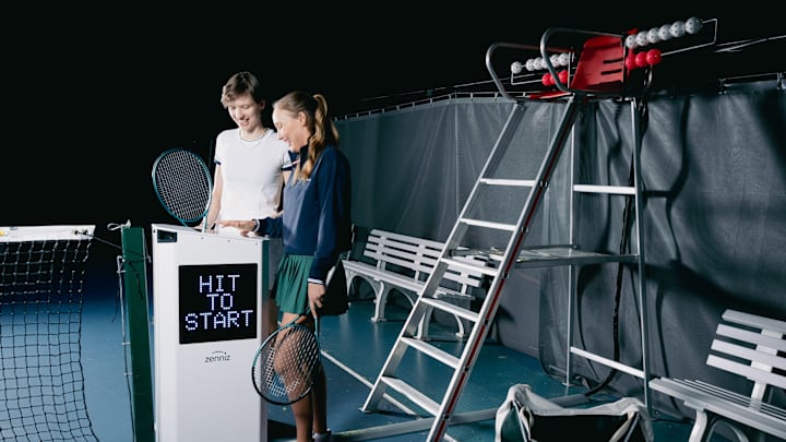 Zenniz’s smart-court system to generate objective performance metrics.