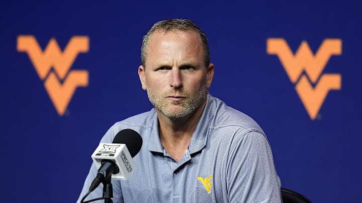 West Virginia Mountaineers head coach Darian DeVries.