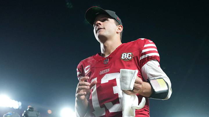 Oct 19, 2026; Santa Clara, California, USA; San Francisco 49ers quarterback Brock Purdy (13) looks on after the game against the Washington Commanders at Levi's Stadium. Mandatory Credit: Cary Edmondson-Imagn Images Oct 19, 2026; Santa Clara, California, USA; San Francisco 49ers quarterback Brock Purdy (13) looks on after the game against the Washington Commanders at Levi's Stadium. Mandatory Credit: Cary Edmondson-Imagn Images