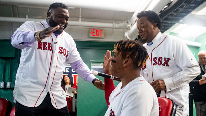 David Ortiz, Rafael Devers y Pedro Martínez compartían una amistad 