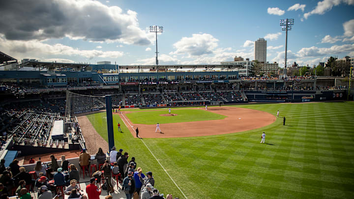 Polar Park Inaugural Game Worcester Red Sox  v. Syracuse Mets