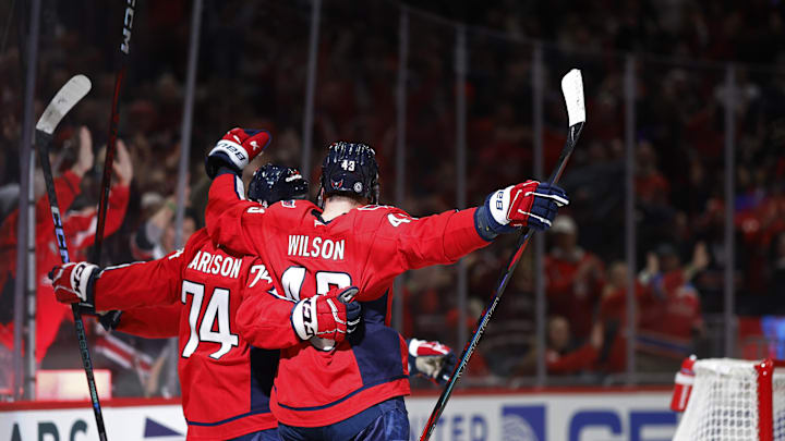 Tom Wilson, Washington Capitals Mandatory Credit: Geoff Burke-Imagn Images