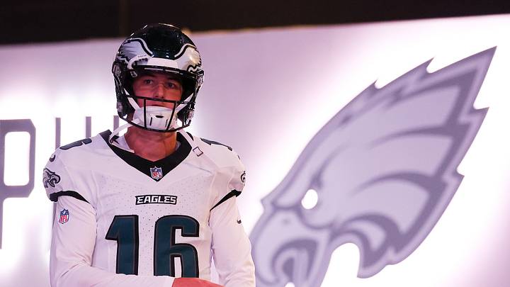 Aug 28, 2026; Philadelphia, Pennsylvania, USA; Philadelphia Eagles quarterback Tanner McKee (16) walks from the locker room for action against the Cincinnati Bengals at Lincoln Financial Field. Aug 28, 2026; Philadelphia, Pennsylvania, USA; Philadelphia Eagles quarterback Tanner McKee (16) walks from the locker room for action against the Cincinnati Bengals at Lincoln Financial Field.