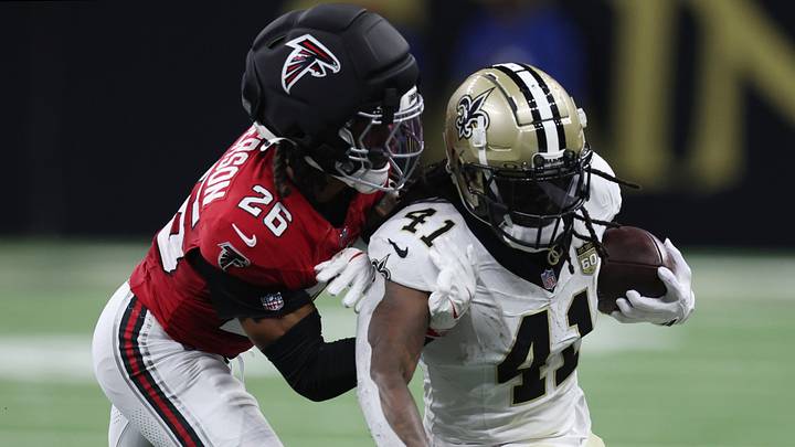 Atlanta Falcons cornerback C.J. Henderson is second on the team in tackles, despite starting only two games. Atlanta Falcons cornerback C.J. Henderson is second on the team in tackles, despite starting only two games.