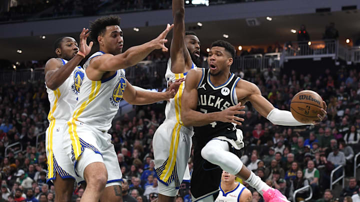 Milwaukee Bucks forward Giannis Antetokounmpo.