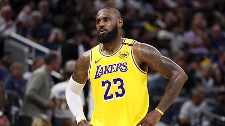 Los Angeles Lakers forward LeBron James.