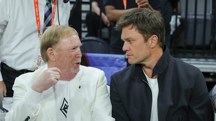 Mark Davis with Tom Brady.