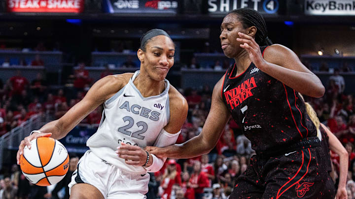 The Las Vegas Aces and center A'ja Wilson are favored in Game 4. 