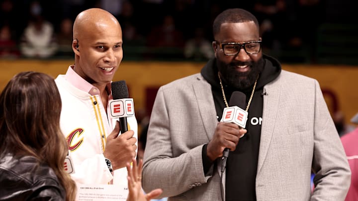 Richard Jefferson, Kendrick Perkins, 2022 NBA All-Star