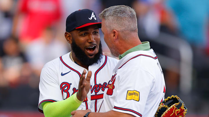 Chipper Jones, Marcell Ozuna, Atlanta Braves