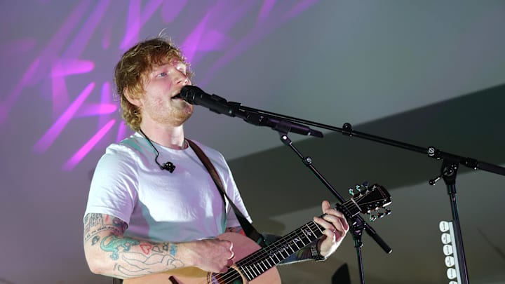 Ed Sheeran Performs Live For SiriusXM At Stephen Talkhouse In Amagansett, NY