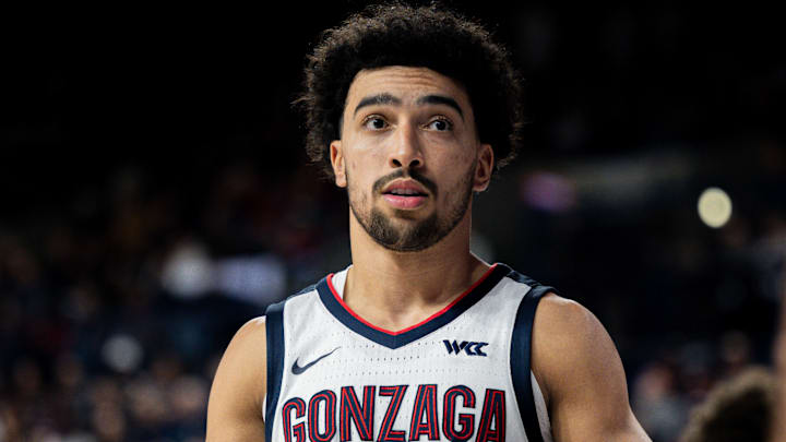 Gonzaga Bulldogs guard Braeden Smith (3). Gonzaga Bulldogs guard Braeden Smith (3).