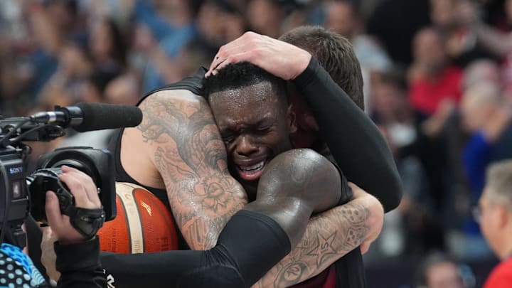 Dennis Schroder overwhelmed with joy after winning his second international competition since 2023