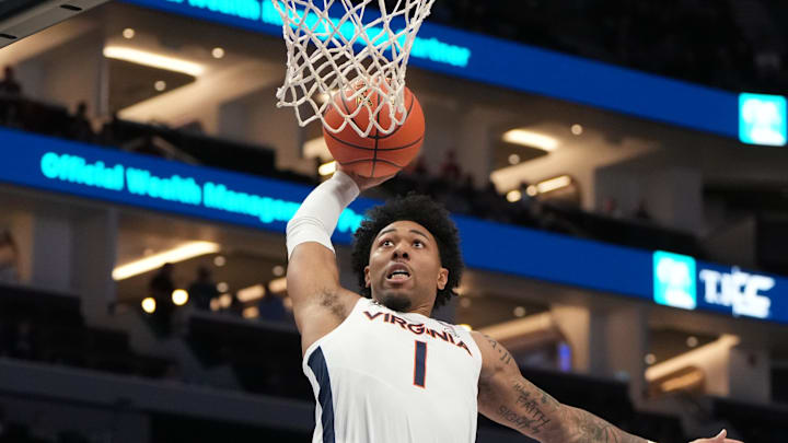 Virginia Cavaliers guard Malik Thomas 