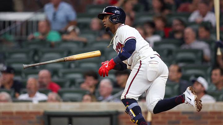 Ozzie Albies and the Braves are home favorites against the Dodgers.