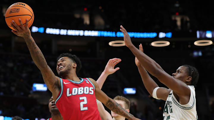 A 6-2 guard from Riverside, California, New Mexico's Donovan Dent scored 20.8 points a game and hit 41 percent from 3-point range. He's career 50% shooter.