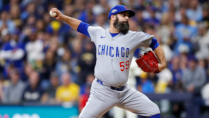 Chicago Cubs pitcher Andrew Kittredge Chicago Cubs pitcher Andrew Kittredge