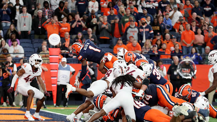 Syracuse football running back LeQuint Allen Jr. was fabulous as 'Cuse beat Virginia Tech at home by 7 points in overtime.