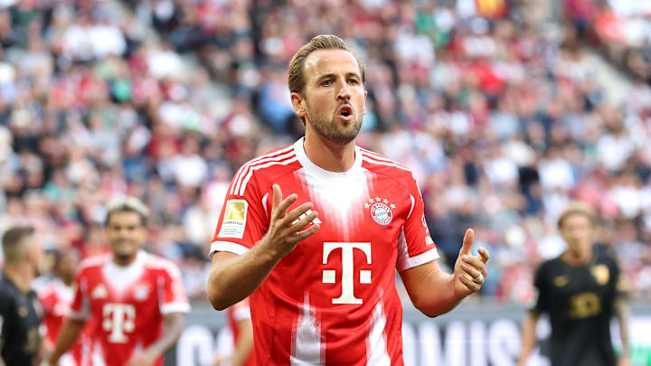Harry Kane made his 100th appearance for Bayern Munich on Saturday.