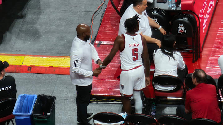 NC State basketball guard Trey Parker