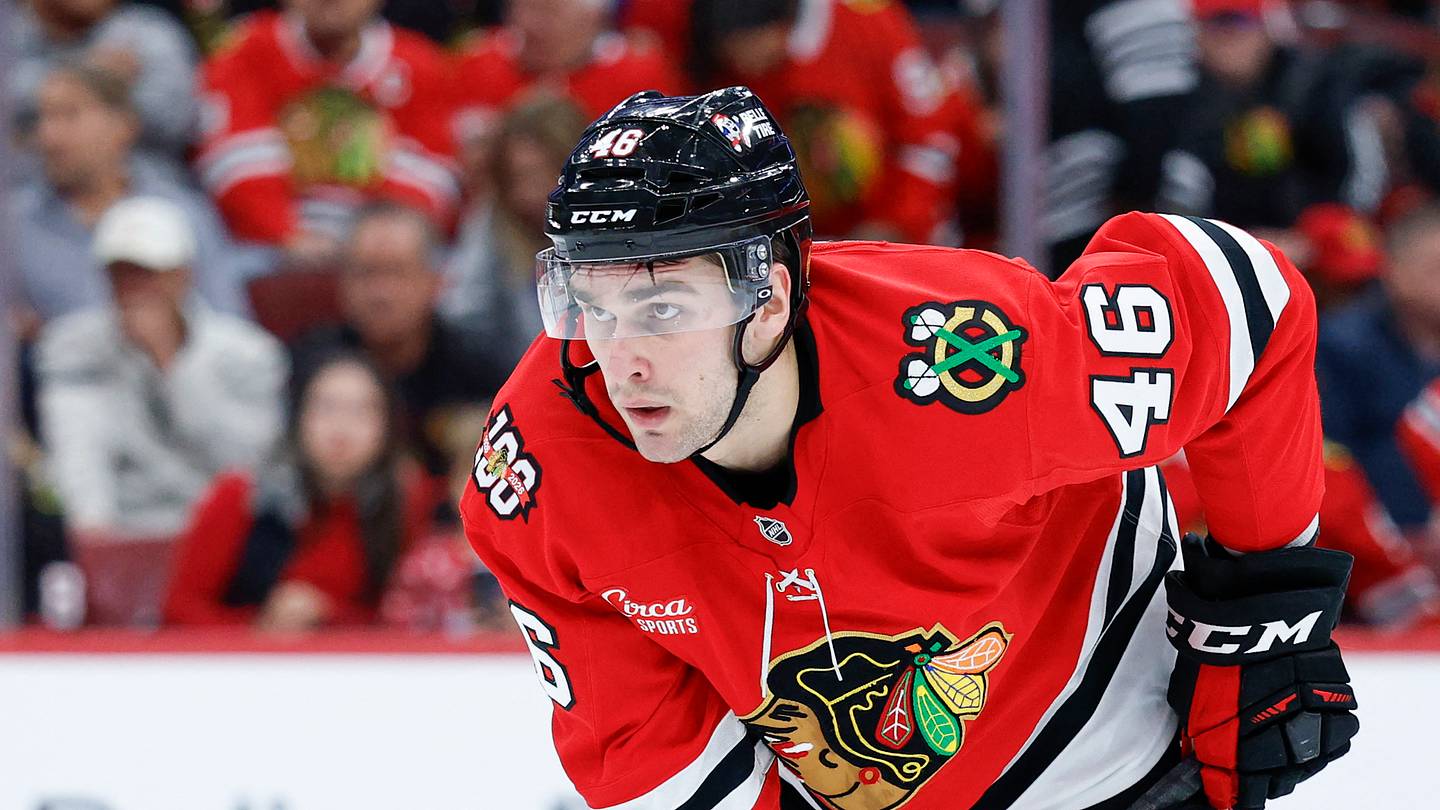The Blackhawks are underplaying the loss of Louis Crevier