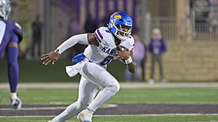 Kansas football quarterback Jalon Daniels