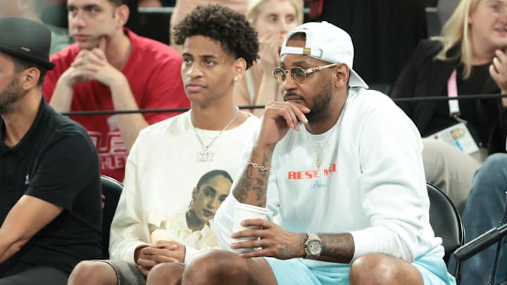 This Saturday is Carmelo Anthony's showcase, pitting Syracuse basketball commit Kiyan Anthony versus a 'Cuse 5-star target.