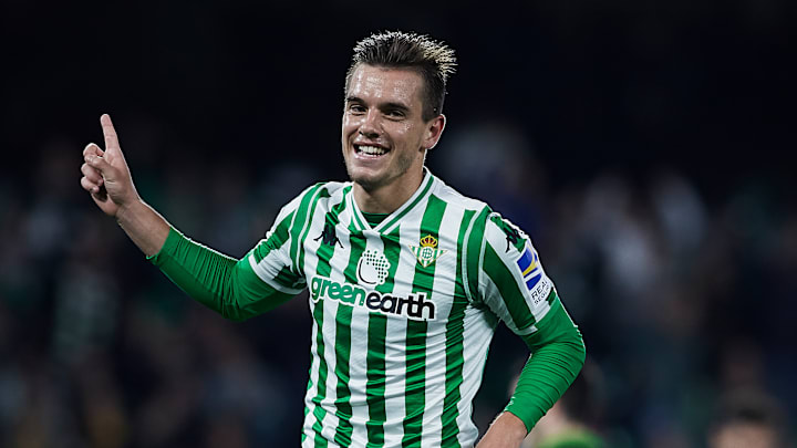 Lo Celso in action for Real Betis during his time there before joining Spurs 