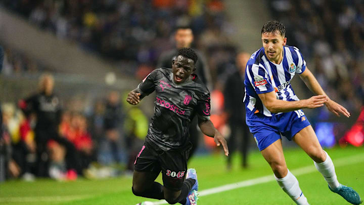 Roger Fernandes in action against FC Porto last weekend 
