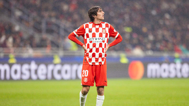 Bryan Gil in action for Girona 