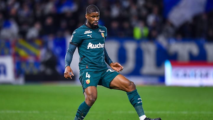 Kevin Danso in action for RC Lens 
