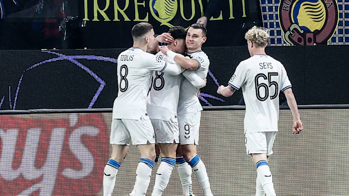 Club Brugge scored the upset of the round on the road against Atalanta.