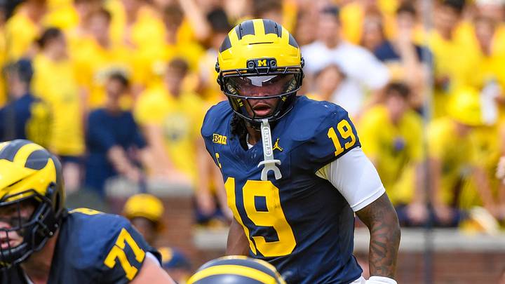 Michigan quarterback Bryce Underwood