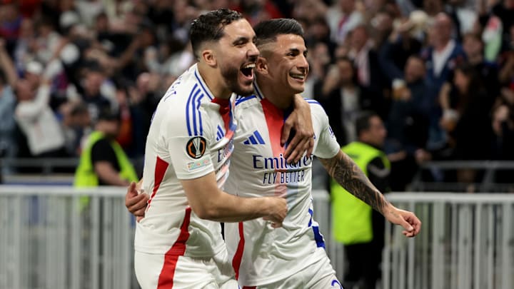 Olympique Lyonnais v Manchester United - UEFA Europa League 2024/25 Quarter Final First Leg