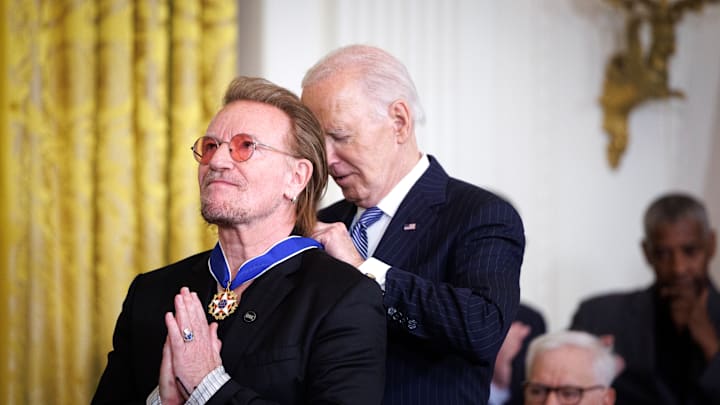 President Biden Delivers Remarks At Medal Of Freedom Ceremony