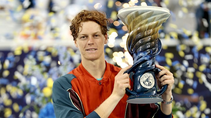 Jannik Sinner at the Cincinnati Open 2024