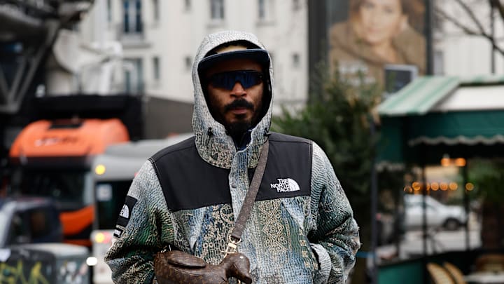 Street Style - Paris Fashion Week -  Menswear Fall Winter 2025/2026 - Day Two