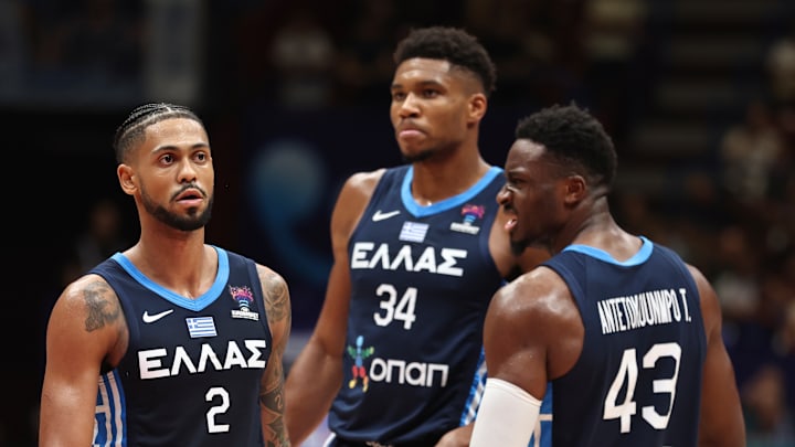 Tyler Dorsey, Giannis Antetokounmpo, Greece, EuroBasket 2022