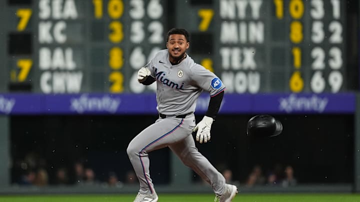 Miami Marlins v Colorado Rockies