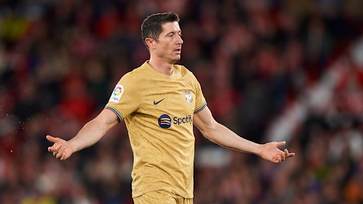 Robert Lewandowski is Barcelona's leading scorer in his debut season with the Catalan giants