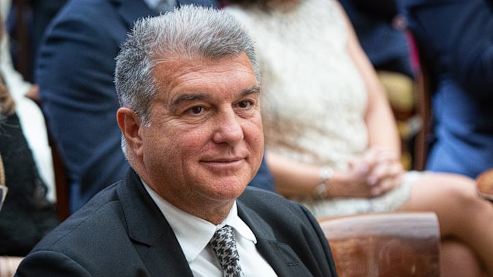 Barcelona president Joan Laporta sparked controversy with his latest comments Barcelona president Joan Laporta sparked controversy with his latest comments