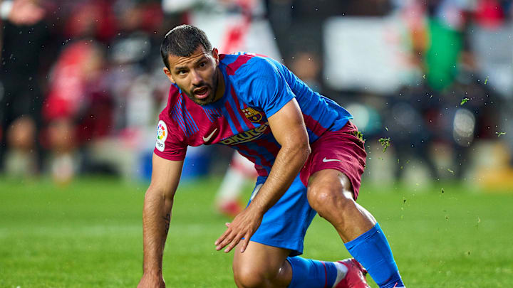 Rayo Vallecano v FC Barcelona - La Liga Santander - Kun Agüero será baja por varios meses.