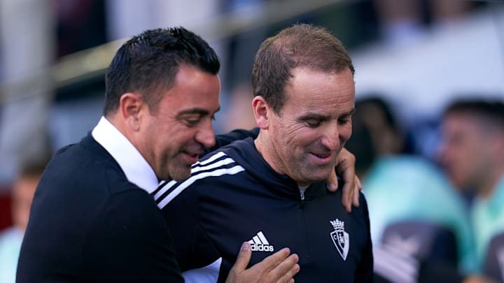 Xavi Hernandez, Jagoba Arrasate Xavi Hernandez, Jagoba Arrasate