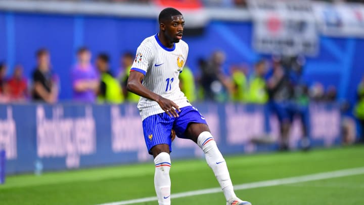 Ousmane Dembele face aux Pays-Bas