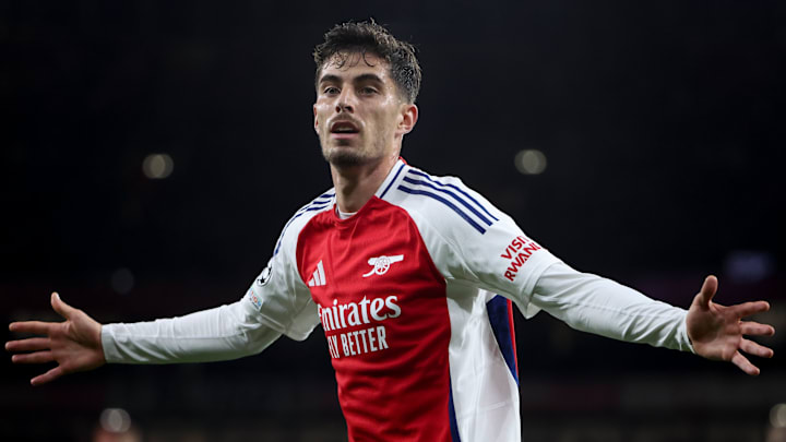 Kai Havertz, buteur face au Paris Saint-Germain Kai Havertz, buteur face au Paris Saint-Germain