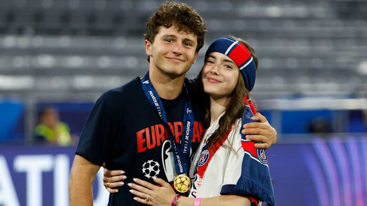 Joao Neves et Madalena Aragao après la victoire ce samedi.