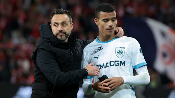 Roberto De Zerbi et Mason Greenwood, pièces maîtresses de l'OM.