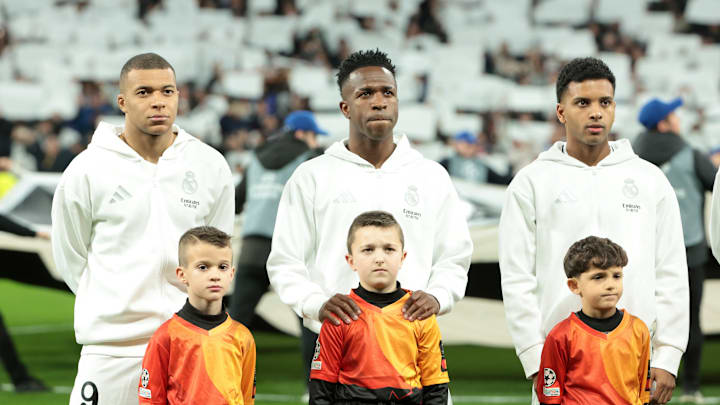 Kylian Mbappé, Vinicius Junior et Rodrygo Goes.